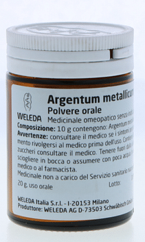 Weleda argentum metallicum d6 trituration 20 g