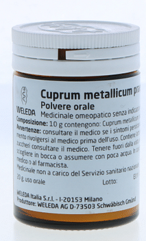 Weleda cuprum metallicum praeparatum d20 trituration 20 g
