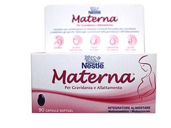 Nestle' materna 90 capsule: Acquista con spedizione gratuita in 24-48 ore |  1000farmacie.it